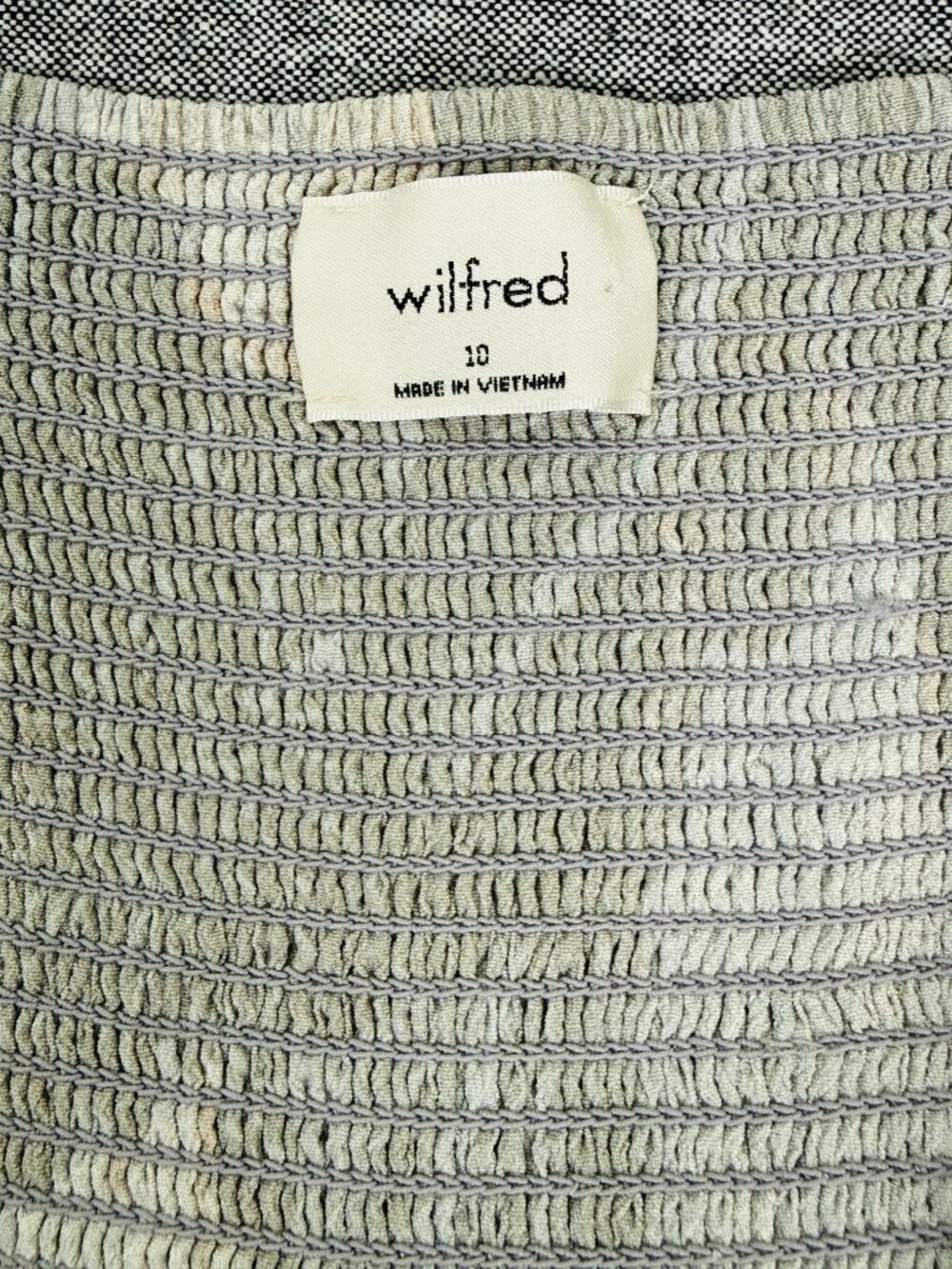 ARITZIA Wilfred Bellow Midi Sleeveless Dress, Gray Floral, Women's Size 10 - Picture 9 of 10